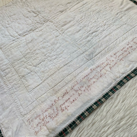 Vintage 90s Christmas Santa Claus one panel curtain decoration - Picture 8 of 12